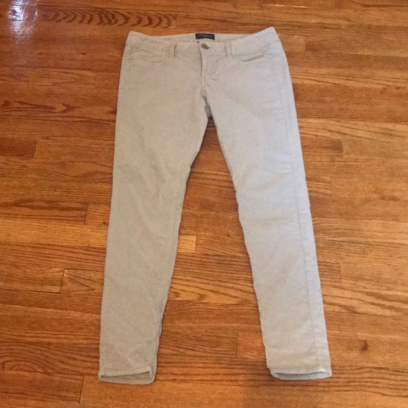 Gray corduroy jeggings - Picture 2 of 3